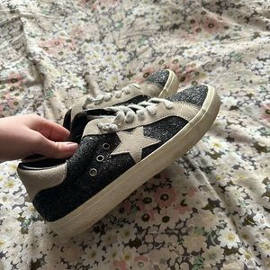 Vintage Havana black sparkly sneakers